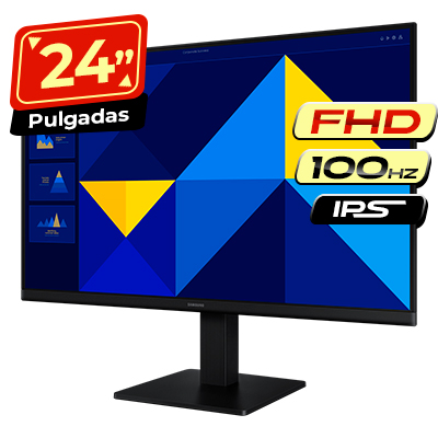 MONITOR SAMSUNG ESSENTIAL S3 S24D300GAN 24 HDMI - VGA